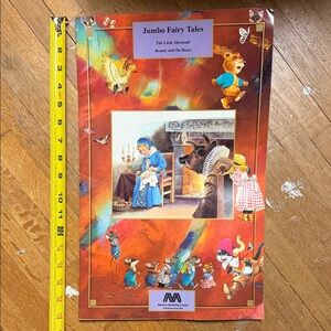 Vintage Jumbo Fairy Tales Book - Red Cover